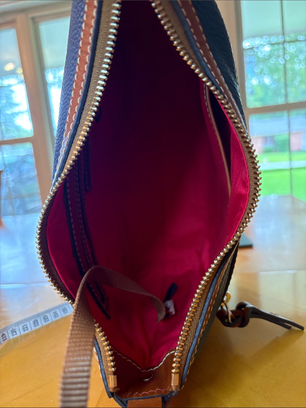 Dooney & Bourke Pebble Grain Piper in Jeans color - Picture 7 of 10